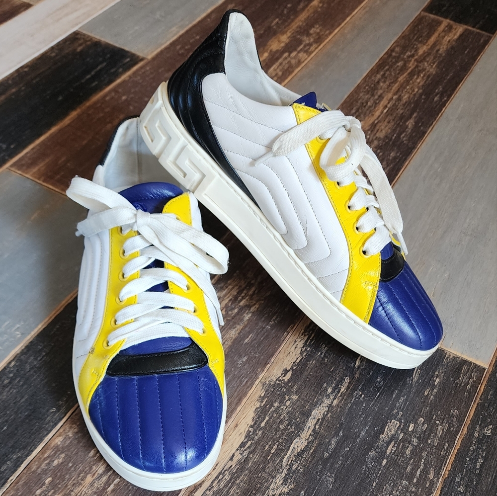 VERSACE SNEAKERS SZ 39.5 - Picture 3 of 16